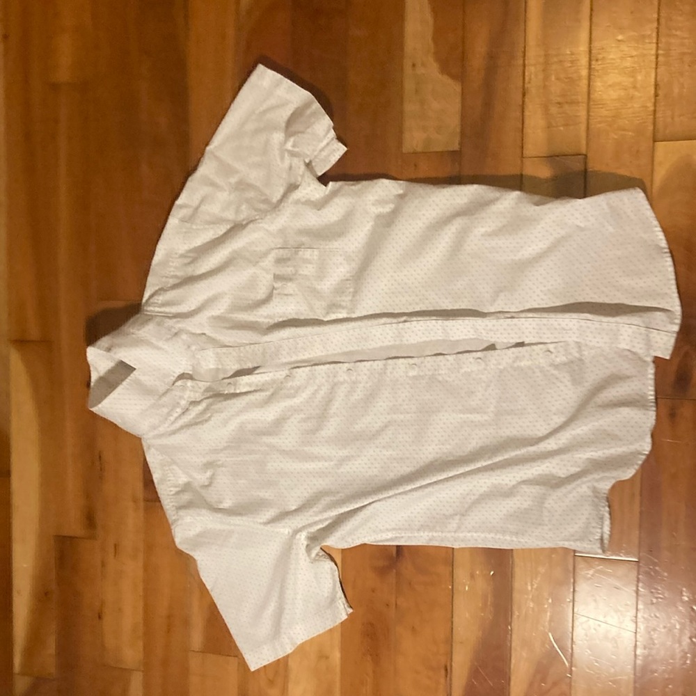 Weatherproof White Button-up Shirt